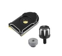 Vite per sella moto con copertura a pomello per Harley / 1 set nero