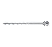 Viti Power Fast II FPF CTP 6,0x180 per Legno, Filetto Parziale, Torx, Testa Svasata Piana, Zincatura Bianca (100 Pz.)