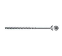 fischer PowerFast II CZP 4,0 x 40, vite per truciolato (100 pezzi) con filettatura parziale, vite a testa svasata con fessura a croce, vite per lavorazione del legno, riduce la resistenza e il tempo