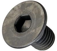 Vite piatta, in lega di ossido nero, attacco esagonale, filettatura M12-1,75 lunghezza 20 mm, completamente filettata, prodotta negli Stati Uniti (confezione da 25)