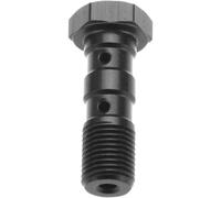 Vite Raccordo Doppio Tubo M10 X 1.00 Alluminio Nero - MCH961S