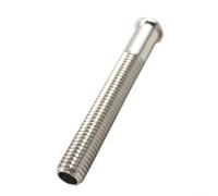 Vite scanalata in rame, M12 x 90 mm, adatta per il fissaggio di staffe per lavelli in marmo e gruppi di telaio di supporto