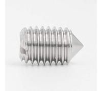 Vite senza testa a testa piatta in acciaio inossidabile 304, vite senza testa con intaglio-M2 * 5 (10 capsule)