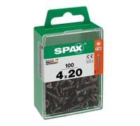 Vite Spax testa multipla svasata t-star plus t20 zincatura nera m 100 pz