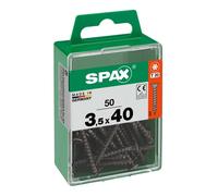 Vite Spax testa multipla svasata t-star plus t20 zincatura nera m 50 pz