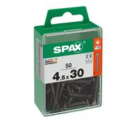 Vite Spax testa multipla svasata t-star plus t20 zincatura nera m 50 pz