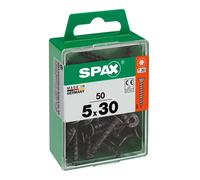 Vite Spax testa multipla svasata t-star plus t20 zincatura nera m 50 pz