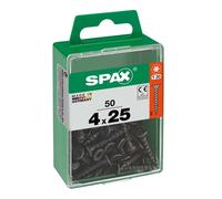 Vite Spax testa multipla svasata t-star plus t20 zincatura nera m 50 pz
