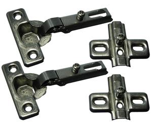 Vite Su MINI Nascosto Credenza Cerniera 95 Gradi + Viti Acciaio BZP 1 Coppia