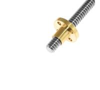 Vite T10 304 SUS 8 mm passo 2 mm asta filettata a 4 principi(300mm with Nut)