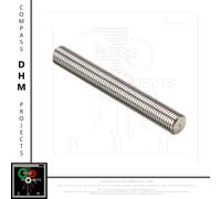 Vite T16 trapezoidale senza fine Ø16 mm pitch 4 mm 1 principio 50 cm