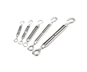 Vite tenditore con occhiello in acciaio inossidabile 304 | M4-M10 1/2/4 pezzi for tensionamento del filo esterno(M10,1PCS)