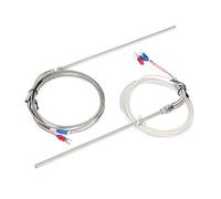 Vite termocoppia M8 tipo KJ PT100, molla a pressione, sensore di temperatura, 1 pezzo (2 m M8 K, 100 mm)