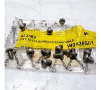 VITE TESTA BOMBATA ESAGONALE PER PIAGGIO SCOOTER VARI (CONFEZIONE DA 13 PEZZI)