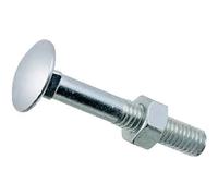 Bullone Acciaio Testa Tonda con Dado Ø 8 mm MMX40 Ambrovit 200 Pezzi