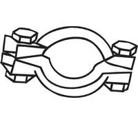 Pezzo di fissaggio, sistema di scarico BOSAL 254-355