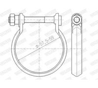 Vite testata cilindri 80562 WALKER per CITROËN PEUGEOT RENAULT OPEL DACIA FIAT