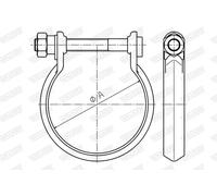 Vite testata cilindri 80910 WALKER per SAAB PEUGEOT OPEL CITROËN FIAT LANCIA