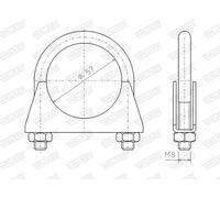 Vite testata cilindri 82311 WALKER per MERCEDES-BENZ FORD VW RENAULT CITROËN
