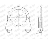Vite testata cilindri 82313 WALKER per BMW ALFA ROMEO MERCEDES-BENZ FORD AUDI VW