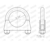 Vite testata cilindri 82328 WALKER per MERCEDES-BENZ VW FORD AUDI CITROËN FIAT