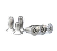 Vite Torx interna, acciaio inossidabile 304, vite a testa svasata, vite a testa piatta, vite vite antifurto,-M6 * 20/10/