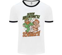 Vite Valentines Giorno Divertente San Patrizio Uomo Ringer