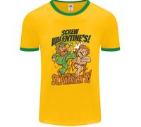 Vite Valentines Giorno Divertente San Patrizio Uomo Ringer