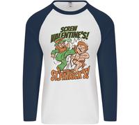 Vite Valentine's Giorno Divertente St.Patrick's Uomo L/S Baseball T-Shirt