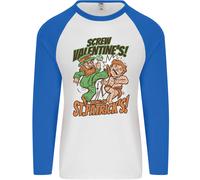 Vite Valentine's Giorno Divertente St.Patrick's Uomo L/S Baseball T-Shirt