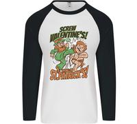 Vite Valentine's Giorno Divertente St.Patrick's Uomo L/S Baseball T-Shirt