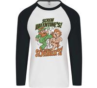 Vite Valentine's Giorno Divertente St.Patrick's Uomo L/S Baseball T-Shirt