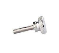 Vite zigrinata 5 viti a testa zigrinata con serraggio manuale, da 8 a 40 mm, in acciaio inox, for illuminazione hardware(M6x12mm)