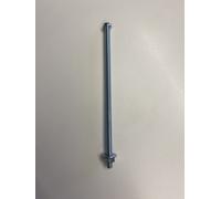 VITE ZINCATA TESTA CILINDRICA TAGLIO CACCIAVITE M4x100 DIN 84 + DADO 100 PZ.