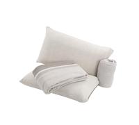 Viterbo Biancheria Coordinato Lenzuola Completo Letto Matrimoniale In Morbido Pile A Fantasia Kenia (6127) (Borbonese Grigio)