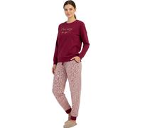 Viterbo Biancheria Pigiama Donna Caldo Cotone Interlock MII2416 Manica Lunga E