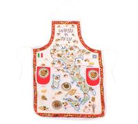 Viterbo Biancheria Set 12 Grembiuli Da Cucina In Panama Gold La Pasta In Italia Souvenir 60x82Cm 2786