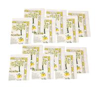 Viterbo Biancheria Set 12 Strofinacci - Asciughini - Canovacci Da Cucina - Limoncello - Limoni In Panama - Gold - Souvenir - Misura 55x80cm - 7929