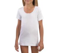 Viterbo Biancheria Set 3 Maglie Bambina Manica Corta macramè 100% Caldo Cotone Interlock MABRAT 234 (5 Anni)