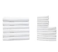 Viterbo Biancheria - Set Asciugamani Bagno 3 Pezzi 100% Cotone Ring (6 Tris