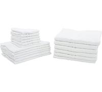 Viterbo Biancheria Set Tris Hotel Alberghiero Bianco 100% Cotone Spugna