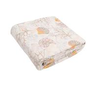 Viterbo Biancheria Trapuntino Copriletto Primaverile DoubleFace Letto Singolo Matrimoniale E Piazza E Mezzo A Fantasia (Matrimoniale (881), Conchiglie Beige)