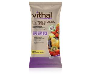 VITHAL Humus bio Alghe Bokashi 2,5L per la fertilità del suolo