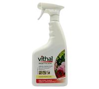 Vithal Insetticida Pireto Garden AL PFnPO - Spray a Base di Piretro contro Afidi, Mosca Bianca e Bruchi - per Piante Ornamentali, Fiori, Balcone e Giardino