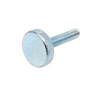 Viti 2 pezzi Vite a testa zigrinata DIN653, M8 a piatta di precisione con serraggio manuale for apparecchiature meccaniche(Light blue,18MM*M8)