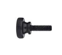 Viti 5 viti a testa zigrinata da stringere a mano, M3 M4 in acciaio affidabile con a nere for il montaggio della TV(16MM*M4)