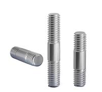Viti a barre filettate, Barra filettata a doppia estremità in acciaio inossidabile 304 M4 M5 M6 M8 M10 M12 Lunghezza 20-250 mm(180mm,M10(1pcs))
