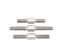 Viti a barre filettate, Confezione da 80 perni filettati a doppia estremità in acciaio inossidabile 304 con esagono in diverse misure(M4x70mm 1 Pcs)