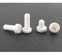 Viti a croce a testa tonda in bianca, viti a testa semirotonda, viti in isolate-M3 * 3 【20 pezzi】