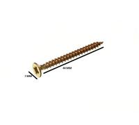 Viti a Croce per Truciolato Svasate Giallo 4 X 45 MM Confezione Misura 2400